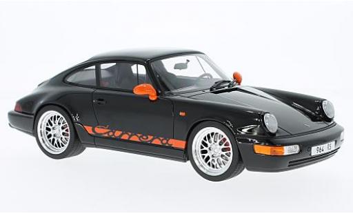 Diecast model cars Porsche 911 RS Carrera black/orange 1/18 GT Spirit