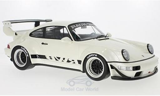 Diecast model cars Porsche 911 RWB white 1/12 GT Spirit