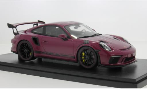 Diecast model cars Porsche 911 GT3 R (991.2) S purple 2019 1/18 GT Spirit