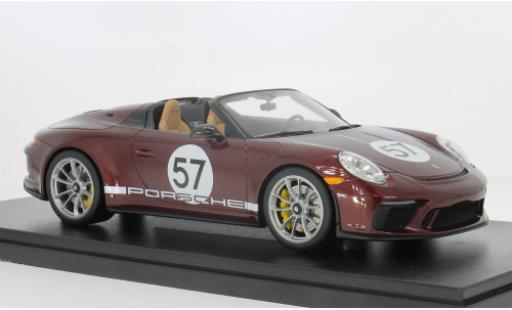 Diecast model cars Porsche 911 Speedster (991.2) red 2019 1/18 GT Spirit