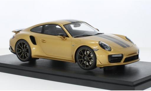 Diecast model cars Porsche 911 Turbo S (991.2) gold 2018 1/18 GT Spirit