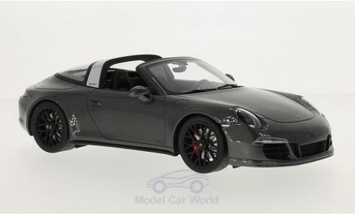 Diecast model cars Porsche 911 Targa 4 GTS anthracite 2016 1/18 GT Spirit