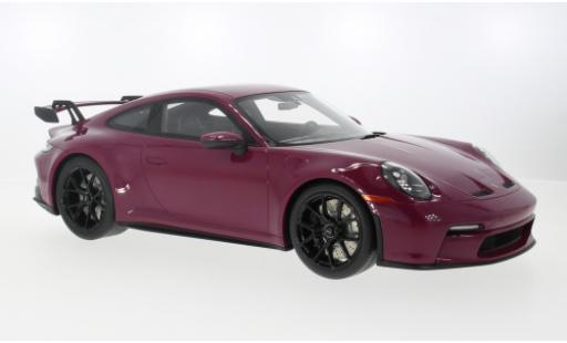 Diecast model cars Porsche 911 GT3 pink 2021 1/12 GT Spirit