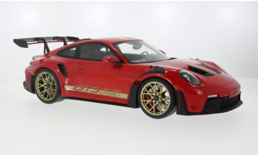 Diecast model cars Porsche 911 GT3 R S red/Dekor 2021 1/12 GT Spirit