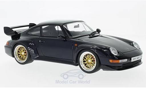 Diecast model cars Porsche 911 SC GT metallic blue 1995 1/18 GT Spirit