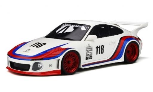 Diecast model cars Porsche 911 Base (997) Old & New Body Kit 2018 No.118 1/18 GT Spirit