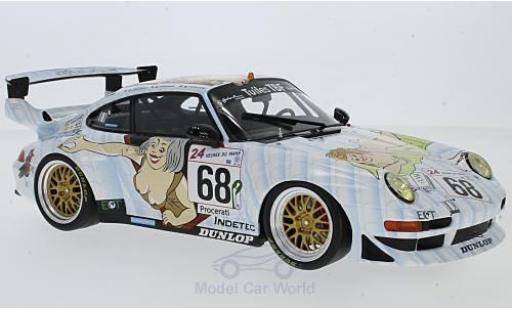 Diecast model cars Porsche 911 GT2 No.68 Elf Haberthur Racing 24h Le Mans 1998 E.Graham/H.Poulain/J-P.Maury-Laribiere 1/18 GT Spirit