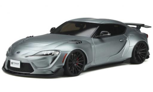 Diecast model cars Toyota Supra Base (A90) by Prior Design matt-grey 2020 1/18 GT Spirit