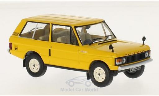 Diecast model cars Land Rover Range Rover Classic 3.5 yellow RHD 1970 1/18 GTI Collection