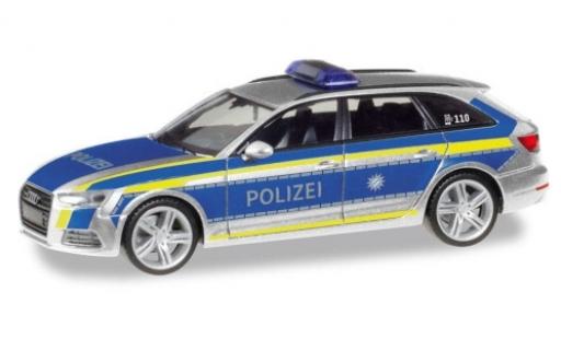 Diecast model cars Audi A4 police Avant Ingolstadt 1/87 Herpa