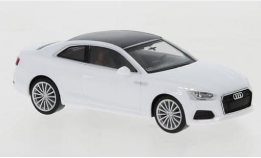 Diecast model cars Audi A5 coupe white 1/87 Herpa