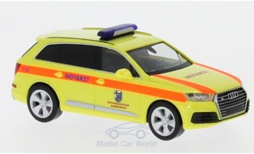Diecast model cars Audi Q7 secours Rettungszentrum Bundeswehr Hannover 1/87 Herpa