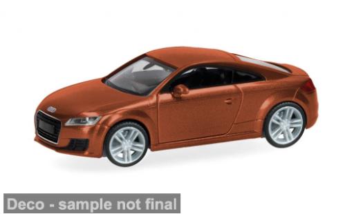 Diecast model cars Audi TT coupe bronze 2014 1/87 Herpa