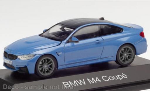 Diecast model cars Bmw M4 coupe metallise blue 1/43 Herpa