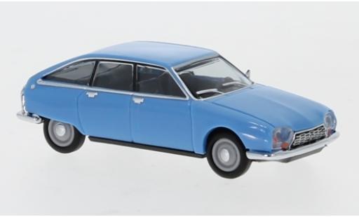 Diecast model cars Citroen GS Berline blue 1/87 Herpa