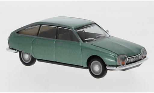 Diecast model cars Citroen GS Berline metallic green 1/87 Herpa