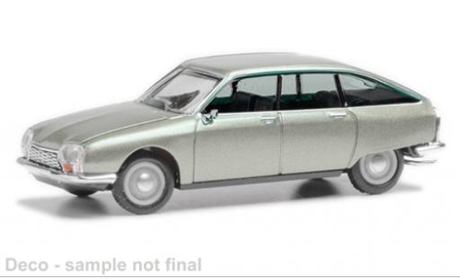Diecast model cars Citroen GS Berline silver 1/87 Herpa