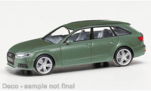 Diecast model cars Audi A4 avant metallise vert 1/87 Herpa