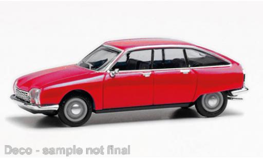 Diecast model cars Citroen GS Berline red 1/87 Herpa