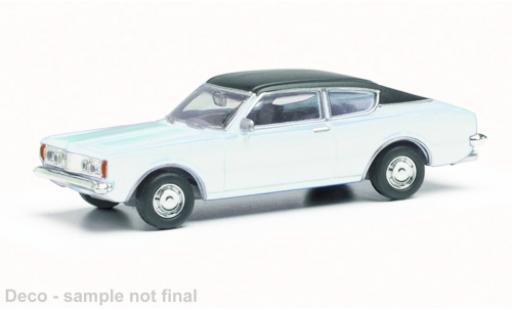Diecast model cars Ford Taunus TC1 TC I Coupe white/black 1/87 Herpa