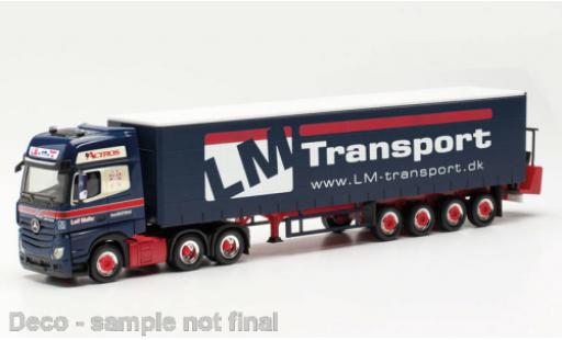 Diecast model cars Mercedes Actros Bigspace Leif M&Atilde;&para;ller (DK) 1/87 Herpa