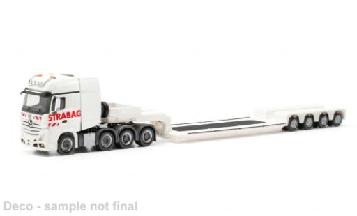 Diecast model cars Mercedes Actros Gigaspace STRABAG 1/87 Herpa