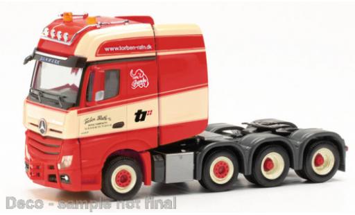 Diecast model cars Mercedes Actros SLT Torben Rafn (DK) 1/87 Herpa
