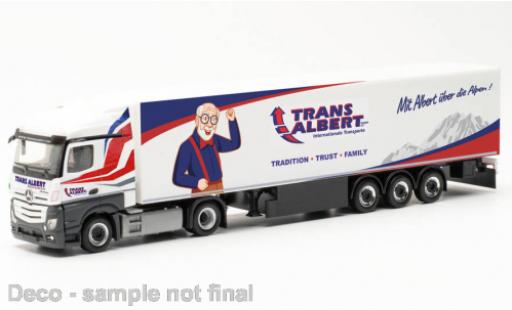 Diecast model cars Mercedes Actros Streamspace 2.5 Transalbert (I) 1/87 Herpa