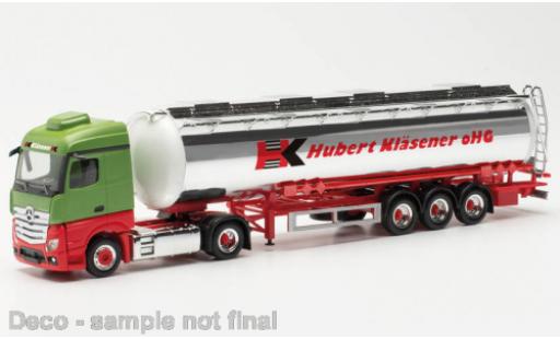 Diecast model cars Mercedes Actros Streamspace Hubert Klaesener 1/87 Herpa