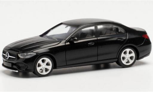 Diecast model cars Mercedes Classe C Base (W206) black 1/87 Herpa