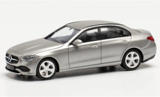 Diecast model cars Mercedes Classe C Base (W206) grey 1/87 Herpa