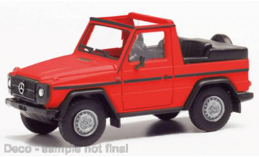 Diecast model cars Mercedes Classe G Base G-classe cabriolet red 1/87 Herpa