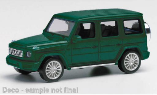 Diecast model cars Mercedes Classe G Base G-classe metallise vert 1/87 Herpa