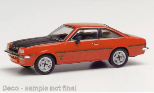 Diecast model cars Opel Manta B Base B orange/black 1/87 Herpa