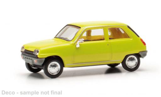 Diecast model cars Renault 5 Base yellow 1/87 Herpa