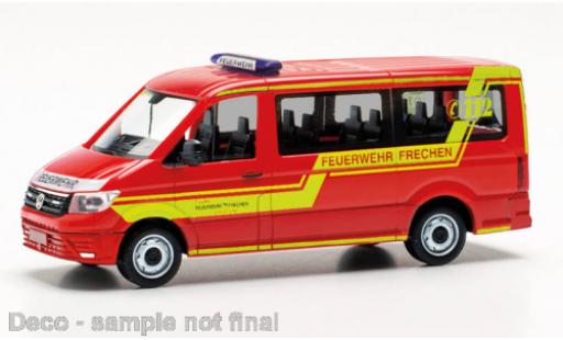 Diecast model cars Volkswagen Crafter Bus FD pompiers Frechen MTW 2 1/87 Herpa