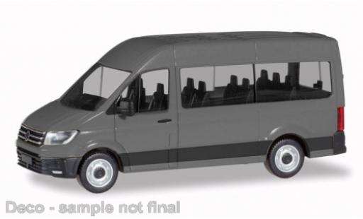 Diecast model cars Volkswagen Crafter Bus HD grey 1/87 Herpa