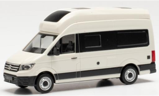 Diecast model cars Volkswagen Crafter Grand California 600 white 1/87 Herpa