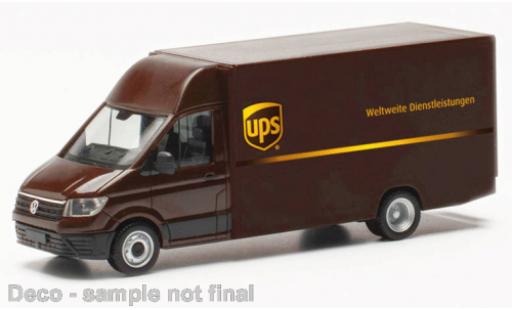 Diecast model cars Volkswagen Crafter Base UPS 1/87 Herpa