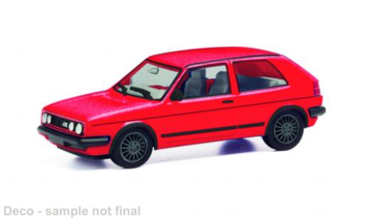 Diecast model cars Volkswagen Golf GTI II metallise red 1/87 Herpa