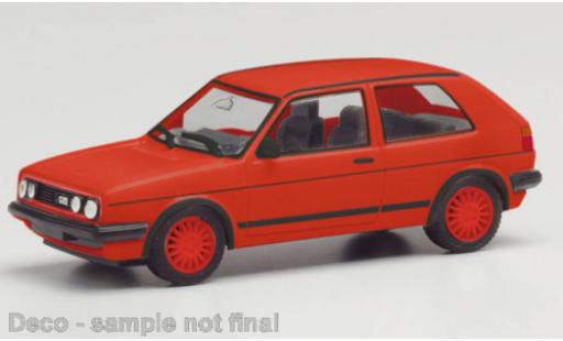 Diecast model cars Volkswagen Golf GTI II red 1/87 Herpa