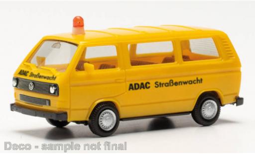 Diecast model cars Volkswagen T3 Base bus ADAC 1/87 Herpa
