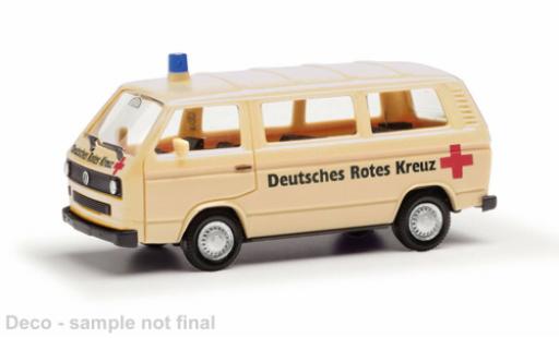 Diecast model cars Volkswagen T3 Base bus DRK - Allemand Rotes Kreuz 1/87 Herpa