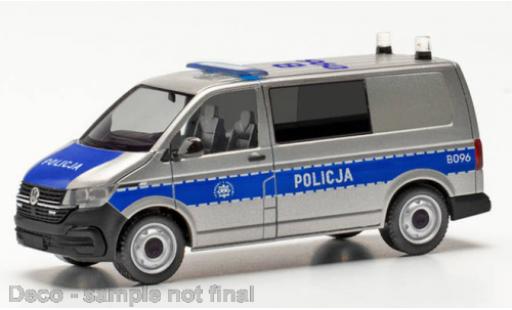 Diecast model cars Volkswagen T6 T6.1 .1 bus Policija (PL) 1/87 Herpa
