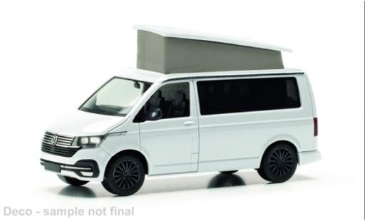 Diecast model cars Volkswagen T6 T6.1 .1 California white 1/87 Herpa