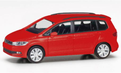 Diecast model cars Volkswagen Touran Base metallise red 1/87 Herpa