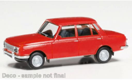 Diecast model cars Wartburg 353 Base red 1966 1/87 Herpa