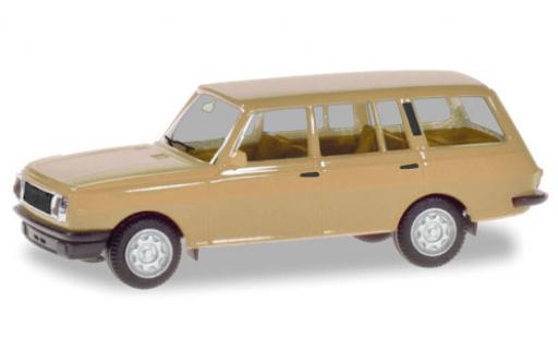 Diecast model cars Wartburg 353 Tourist beige 1984 1/87 Herpa
