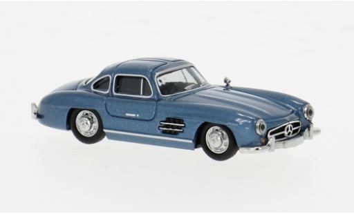 Diecast model cars Mercedes 300 Base SL blue 1/87 Herpa