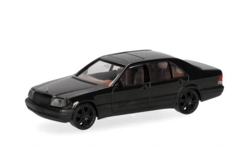 Diecast model cars Mercedes 600 Base SEL V12 black 1/87 Herpa